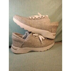 Zeba Womens Hands Free Sneakers 11 wide earthly gray Slip On Shoes